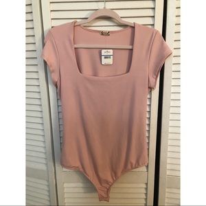 Free People Pink bodysuit